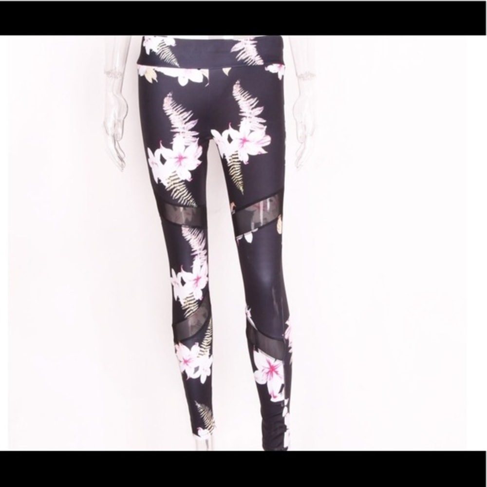 FLORAL PRINT LEGGINGS - Picture 5 of 8